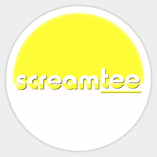 screamtee 12 Sticker